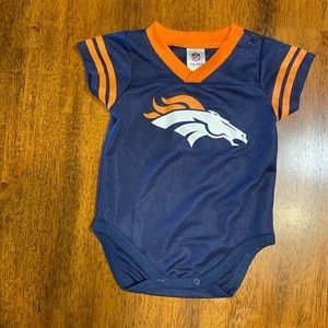 NFL team apparel Denver broncos onesie. Size 3 to 6 months.